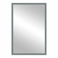 Made4Mansions 24 x 37 in. Beck Framed Mirror Gray MA3237800